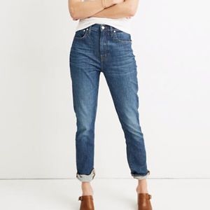 Madewell High-rise Slim Boyjean in 31T